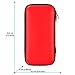 Shockproof Carrying Case, iMangoo Hard Protective EVA Case Impact Resistant Travel Power Bank Pouch Bag USB Cable Organizer Sleeve Pocket Accessories Earphone Pouch Smooth Coating Zipper Wallet Redthumb 2