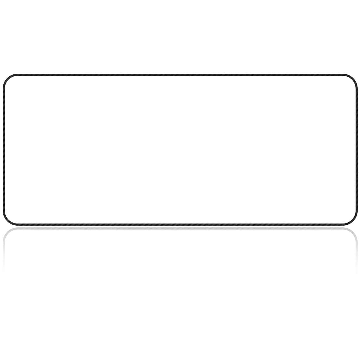 Qisan Large gaming Mouse Pad/Mat Extended Large Size Mousepad for Computer Laptop 31.5"x11.8"x0.15" Keyboard Pad Desk Pad with Anti-slip Rubber Base Rectangle Mouse Pad Mat-White