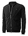 URBANCREWS Mens Hipster Hip Hop Slim Fit Windbreaker Bomber Flight Jacket