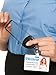 ReelStrap - The Best Id Badge Holder. Better Than Badge Reels or Retractable Lanyards. (1 pc)