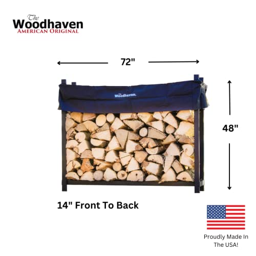 Woodhaven 6 Foot Heavy Duty, Made in the USA, Outdoor Firewood Storage
