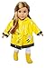 Brittany's Yellow Bumble Bee Raincoat Compatible with American Girl Dolls- 18 Inch Doll Clothes
