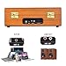 Musitrend Record Player Vinyl Turntable 3 Speed Vintage Record Players with Stereo Speaker Belt Driven Portable Record Player Suitcasethumb 4