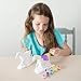 Made By Me Paint & Display Glitter Ceramic Horses Activity Kit for Kids, Perfect DIY Horse Toys, Playdates and Sleepovers Ages 6, 7, 8, 9, Multi, 47718F