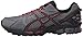 ASICS Men's Gel-Kahana 8 Trail Runner, Shark/Black/True Red, 12 M US