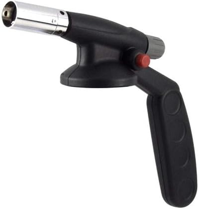 GoSystem Auto Start Blow Torch Black - Piezo Ignition, 1600°C Flame