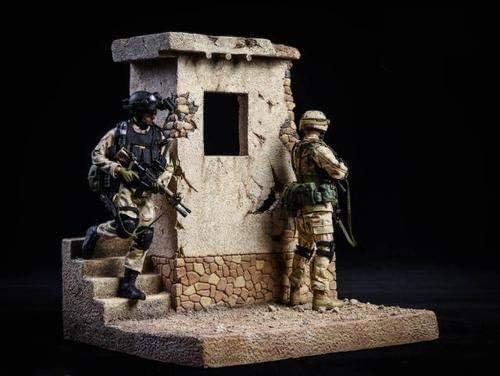 Amazon Kk 1 12 フィギュア 素体 用 アフガニスタン 戦争 戦場 情景 置物 兵士 コスプレ 撮影 小道具 樹脂 堡塁 アジト フィギュア ドール 通販