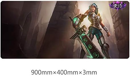 BEP Oversized Office Gaming Mouse Pad (400 X 900 X 3mm) LOL Riven Mouse Pad
