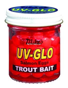 Atlas Mike's 1026 UV-Glo Salmon Eggs, Red Finish