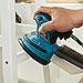 Mouse Detail Sander Tilswall 1.7A 200W 15000 OPM with 12pcs Sandpaper Pads (80 & 120 Grits), Dust Collection System For Tight Spaces Sanding in Home Decoration, DIY etc