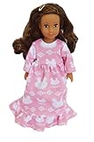 Brittany's My Pink Bunny Nightgown Compatible with Mini Girl Dolls and Lori Dolls- 6 Inch Doll Clothes
