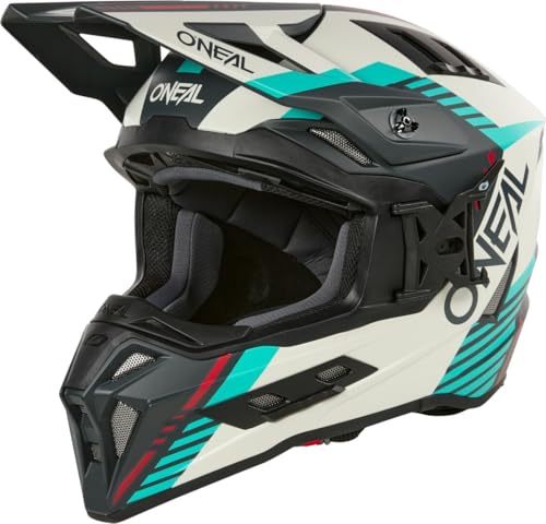 O'NEAL EX-SRS Casque Quin Gris/Bleu Sarcelle M (57/58 cm)