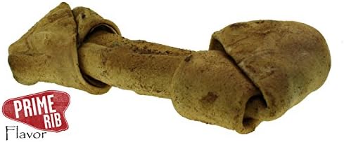 Healthy Beefhide Rawhide Dog Bones - Raw Hide Chews dog treats Flavored rawhide bonesMedium Dogs under 55 LBS and under) by RawHideMarket