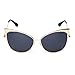 Sunny&Love Women Oversized Cat Eye Sunglasses Mirror Eyewear With Case