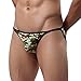 TIAOBU US Men's Camouflage Bikini Underwear Panty Briefs Size Medium Green Camouflage