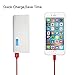 Suanna iPhone Cable 3Pack 10FT Nylon Braided Certified Lightning to USB iPhone Charger Cord for iPhone 8 7 Plus 6S 6 SE 5S 5C 5, iPad 2 3 4 Mini Air Pro, iPod Nano 7 - Red