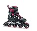 Rollerblade Macroblade 80 Women's Adult Fitness Inline Skate, Black and Pink, Performance Inline Skates