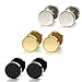 Jstyle Stainless Steel Mens Womens Stud Earrings Hoop Earrings for Men 7 Pairs