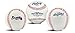 Rawlings | MLB Team Logo Baseball | Atlanta Braves | Official | White