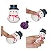 Christmas Jelly Mochi Squishies! 6 Festive Mochi Toys Perfect as Stocking Stuffers, Gifts for Kids, Party Favors for Kids or Holiday Stress Relief Toys - Mochi squishys Set Includes Santa & 5 More!
