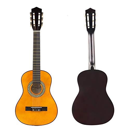 Strong Wind Classical Acoustic Guitar 30 Inch 6 Nylon Strings Guitar Beginner Kit for Students Children Adult (1/2 Size) ...