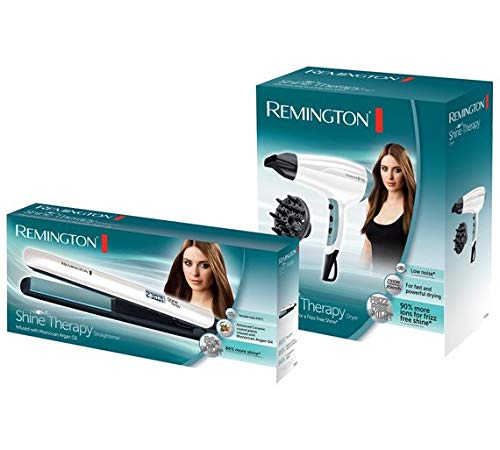 remington hair dryer straightener set