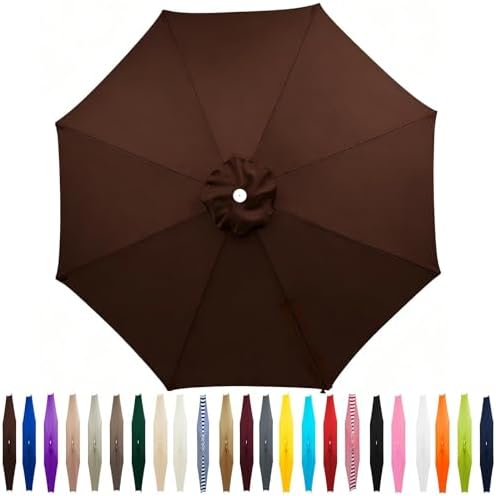 11 8 ribs patio umbrella fabric replacement 11ft 8 Ribs Cantilever Supporting Bar Umbrella Replacement Canopy main image 0