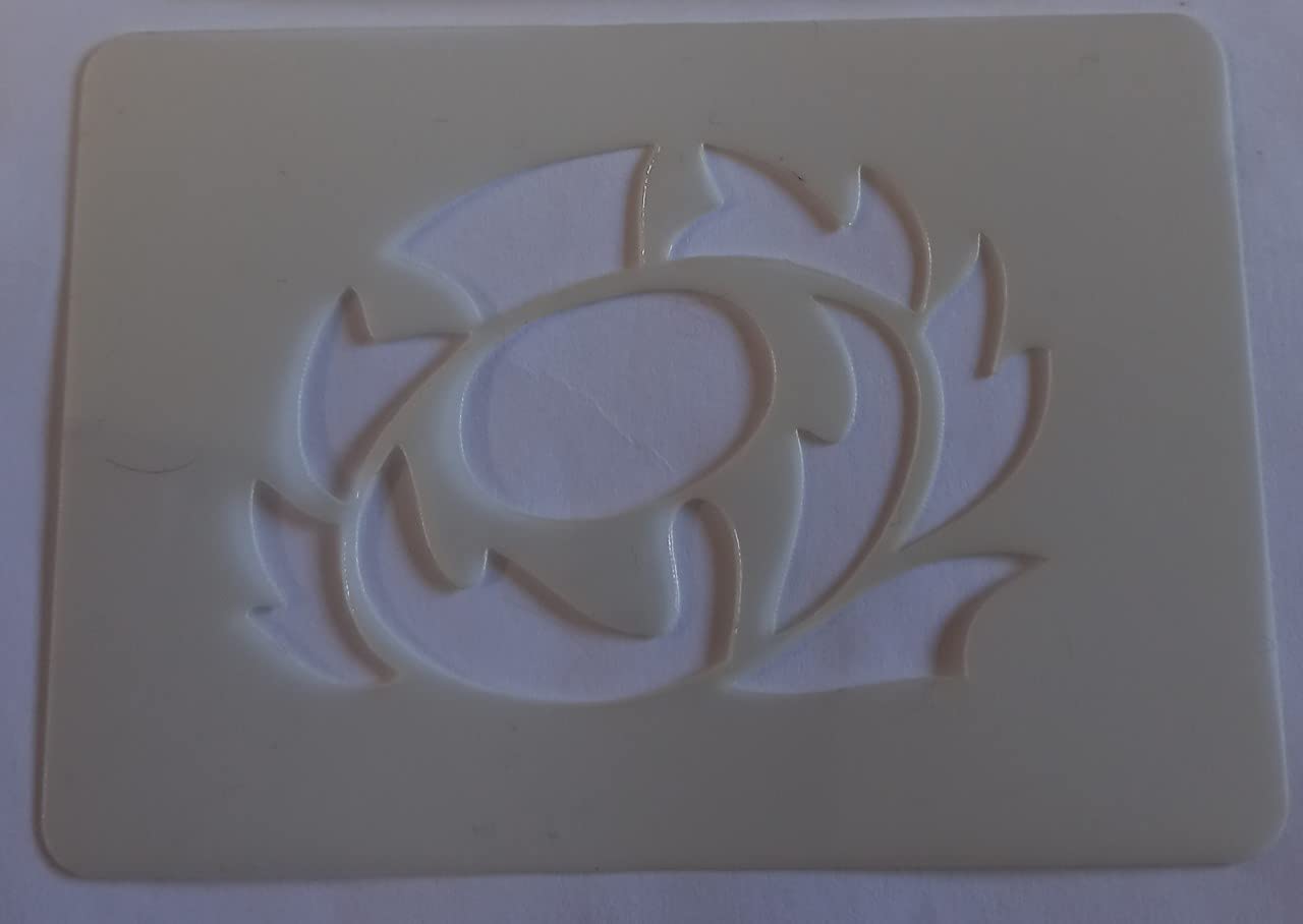 2 x Scottish Thistle face painting stencils reusable many times Scotland 6 nations rugby football sport Euros 2016 cricket