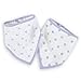 aden by aden + anais Bandana Bib, 100% Cotton Muslin, Soft Absorbent 3 Layers, Adjustable, 8.5” X 16”, 2 Pack, Dashing