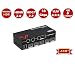 UltraHD HDMI 2.0 Splitter 1x4 Mirror Powered Auto Scaling Wall Mount, 4K60Hz YUV444 18Gbps, HDR/Dobly Vision, HDCP2.2, EDID, Low Heat, Cascadable, Upgradate Firmware, ESD Protect 4 Port(1 In to 4 Out) primary
