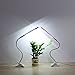 Topwell LED Eye-Care Clip Desk Lamp,Flexible Sturdy Gooseneck Desk Light,3 Modes Dimmable Table Lamp,6W,360°USB Light+a Adapter(Included),for Reading,Study,in College,Domitory,Bedroom(White)