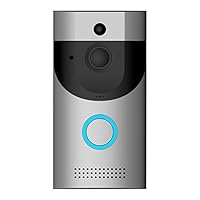 Video Doorbell, Awakingdemi Waterproof Smart Doorbell 720P HD WiFi Security Camera, Real-Time Two-Way Talk and Video, Night Vision, PIR Motion Detection and App Control for iOS, Android and Coogle