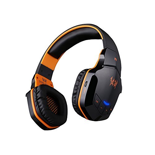 BlueFire Professional Bluetooth V4.1 Stereo NFC Headset Headphone Earphones For iPhone Tablet Laptop Gaming with 3.5mm Audio Output(Black)