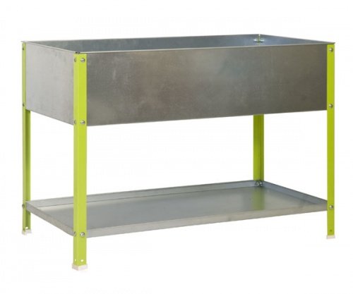 ontra GmbH Mesa de siembra Bancal 85 x 90 x 40 100L galvanizado ...