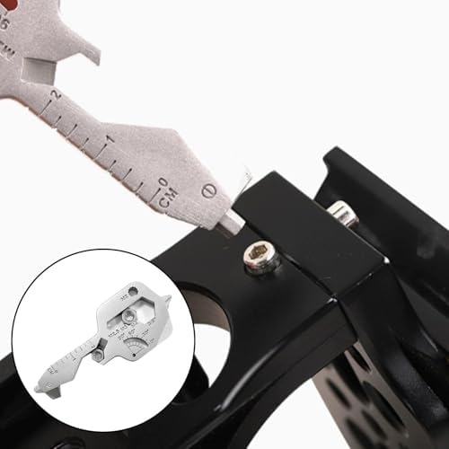 Schlüsselanhänger Multitool, 24-in-1 Wunderkey, Hochwertiger Edelstahl, Tragbares Werkzeug für Outdoor, Camping, Radfahren, Bergsteigen – Kompakt & Vielseitig