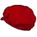Big Size Cotton Newsboy Hat - Red OSFM