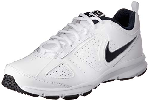 NIKE Men's T-Lite XI White/Black/Obsidian 10.5 D - Medium