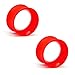 Pair of Silicone Double Flared Skin Eyelets: 1/2