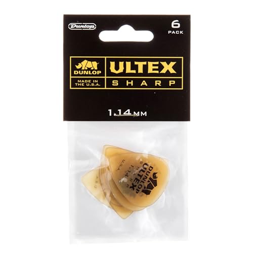 JIM DUNLOP Plektrum Ultex Sharp 1,14mm 72 Stück