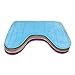 SUMLINK U-Shaped Loving High Density Space Memory Cotton Toilet Bathroom Carpet Floor Mats (15.7 x 23.6 Inch) (Grey)