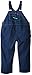 Key Men's Big & Tall Garment Washed Zip Fly High Back Bib Overall