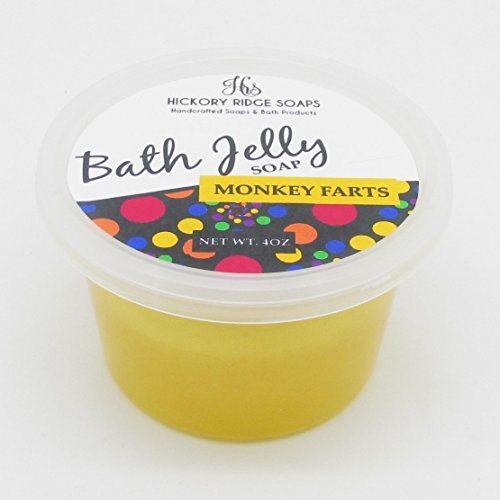 Monkey Farts Bath Jelly Soap | Bath Jellies | Shower Jellies | Body Wash | 4oz