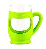 Kupp' Glass Drinking Cup for Kids Green