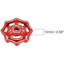 heyous 4pcs Cast Iron Valve Handle Gate Valve Ball