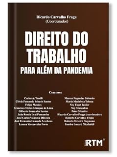 Livro Direito do trabalho para além da pandemia