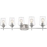 Z-Lite 5 Light Vanity 473-5V-BN, Clear