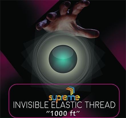 Invisible Elastic (1000 ft Spool) by Supreme Magic World, Magic Trick,