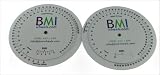 BMI Wheel, Double Sided Adult and Pediatric in Pounds and Inches 1 Pack by Pharma-Insight Inc.