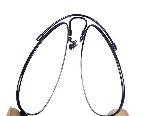 Agstum Large Aviator Full-flex Optical Memory Titanium Eyeglasses Frame 56mm (Gold)