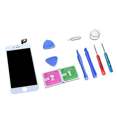 SZRSTH Compatible with iPhone 6S Plus Screen Replacement White 5.5 Inch LCD Display with 3D Touch Screen Digitizer Frame Full Assembly Include Full Free Repair Tools Kit+Instruction+Screen Protector - Thumbnail 4